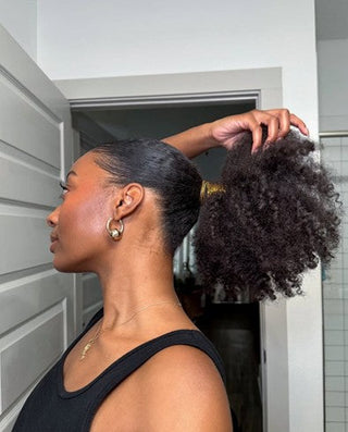 How To Create a Sleek Ponytail on Natural Hair